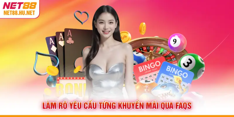 Làm rõ yêu cầu từng khuyến mãi qua FAQS